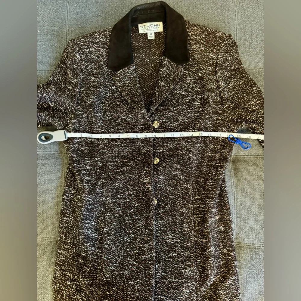 St. John Collection by Marie Gray knit blazer Size 10 - Picture 11 of 11